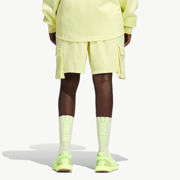 Adidas Unisex Ivy Park Yellow Tint Shorts GT4085 - Picture 2 of 6